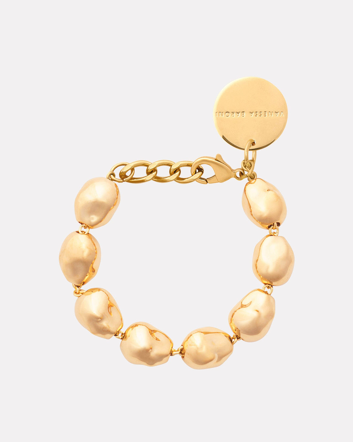 Gold-Organic-Pearl-Bracelet