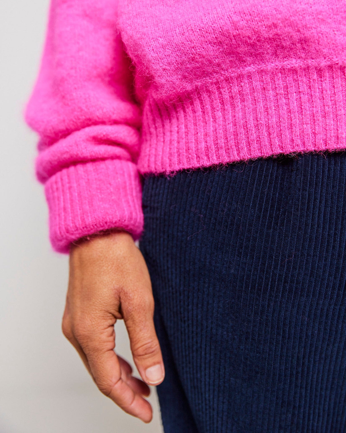 Fluorescent Rose Vitow Pullover