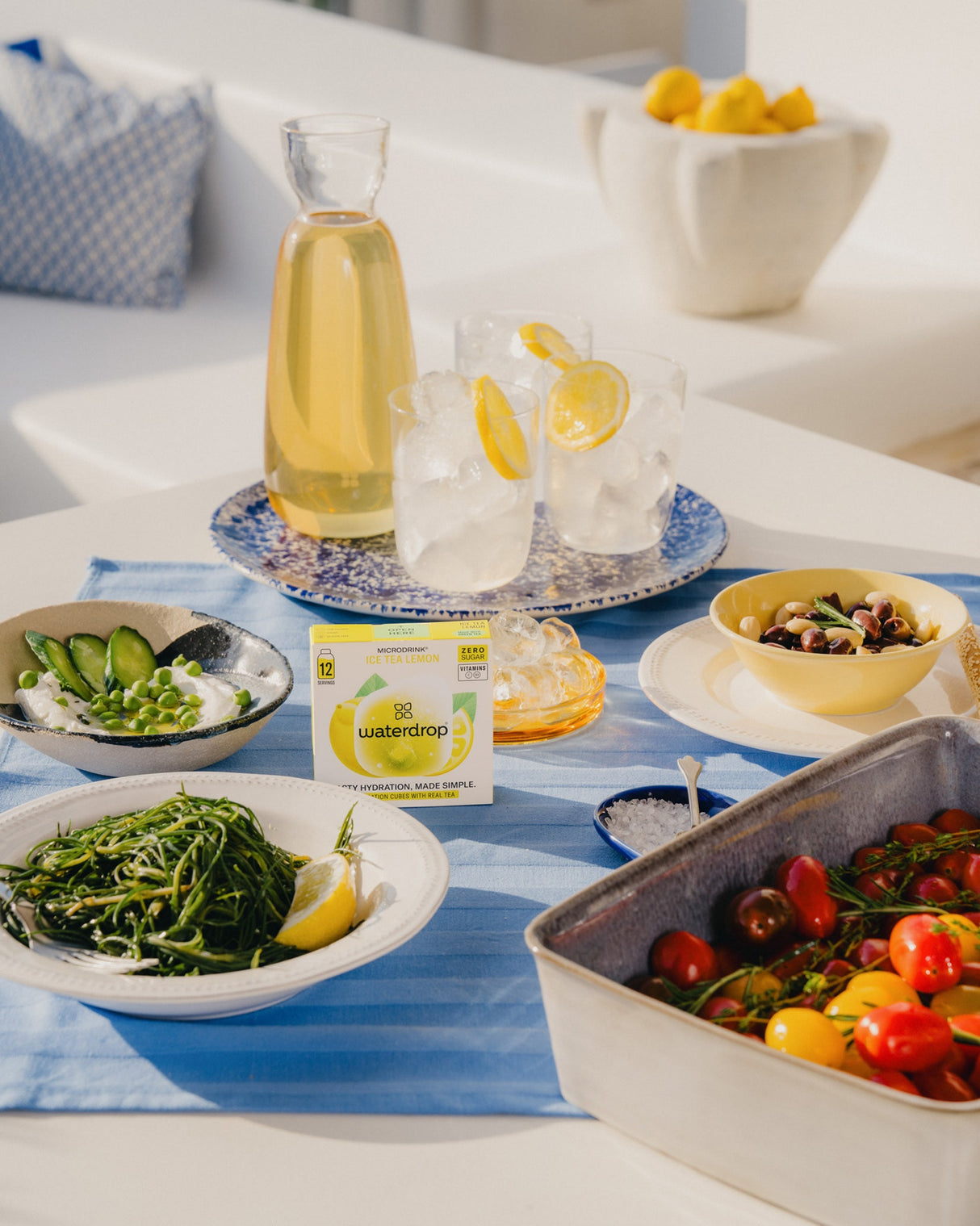Waterdrop Lemon Ice Tea Vitamin Hydration Cubes