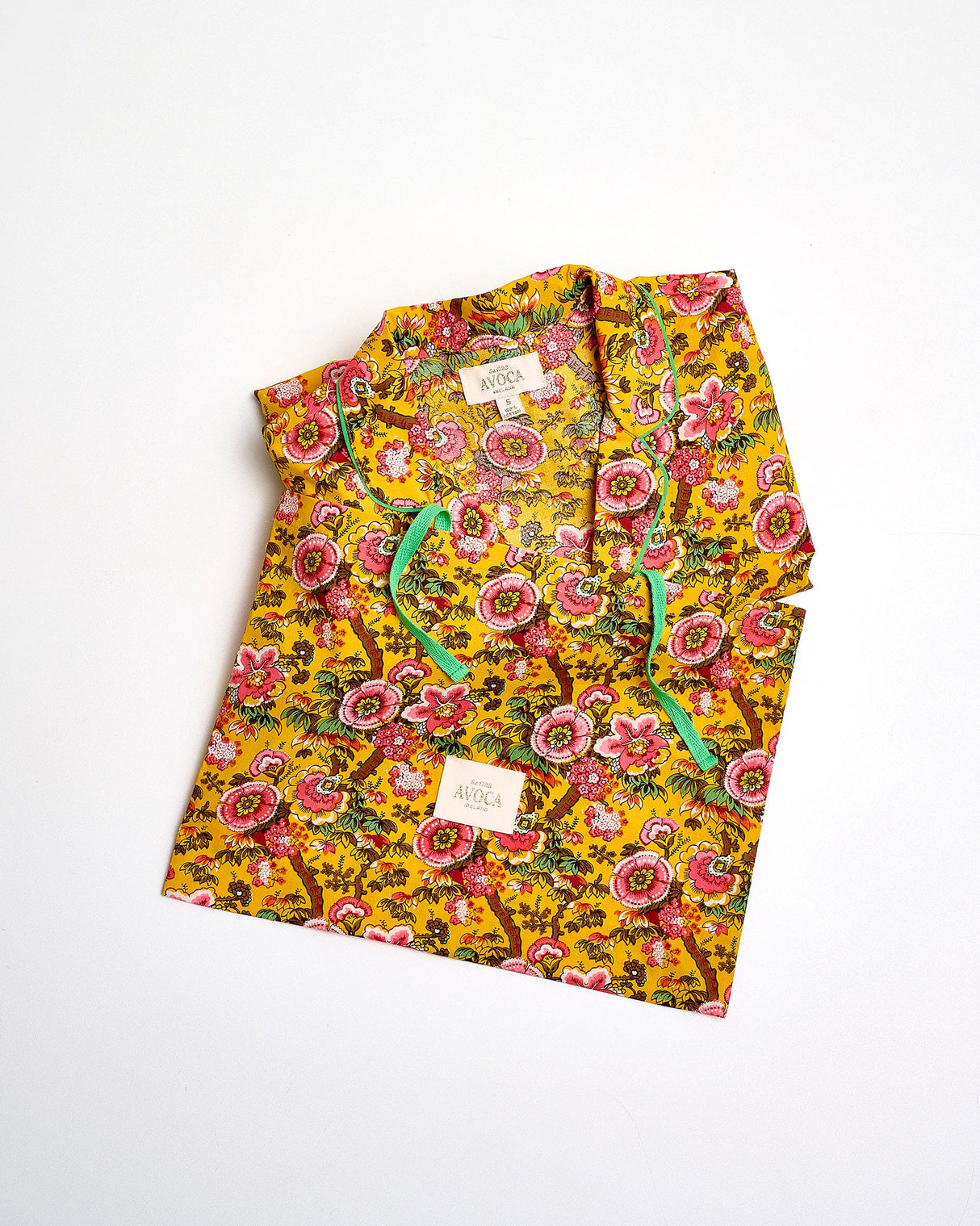 Yellow-Bloom-Cotton-Pyjama-Set