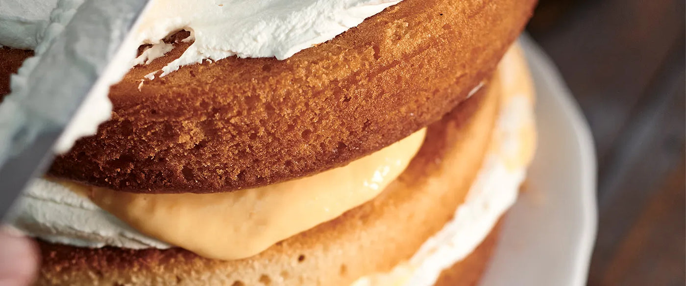 Clementine Curd Naked Cake