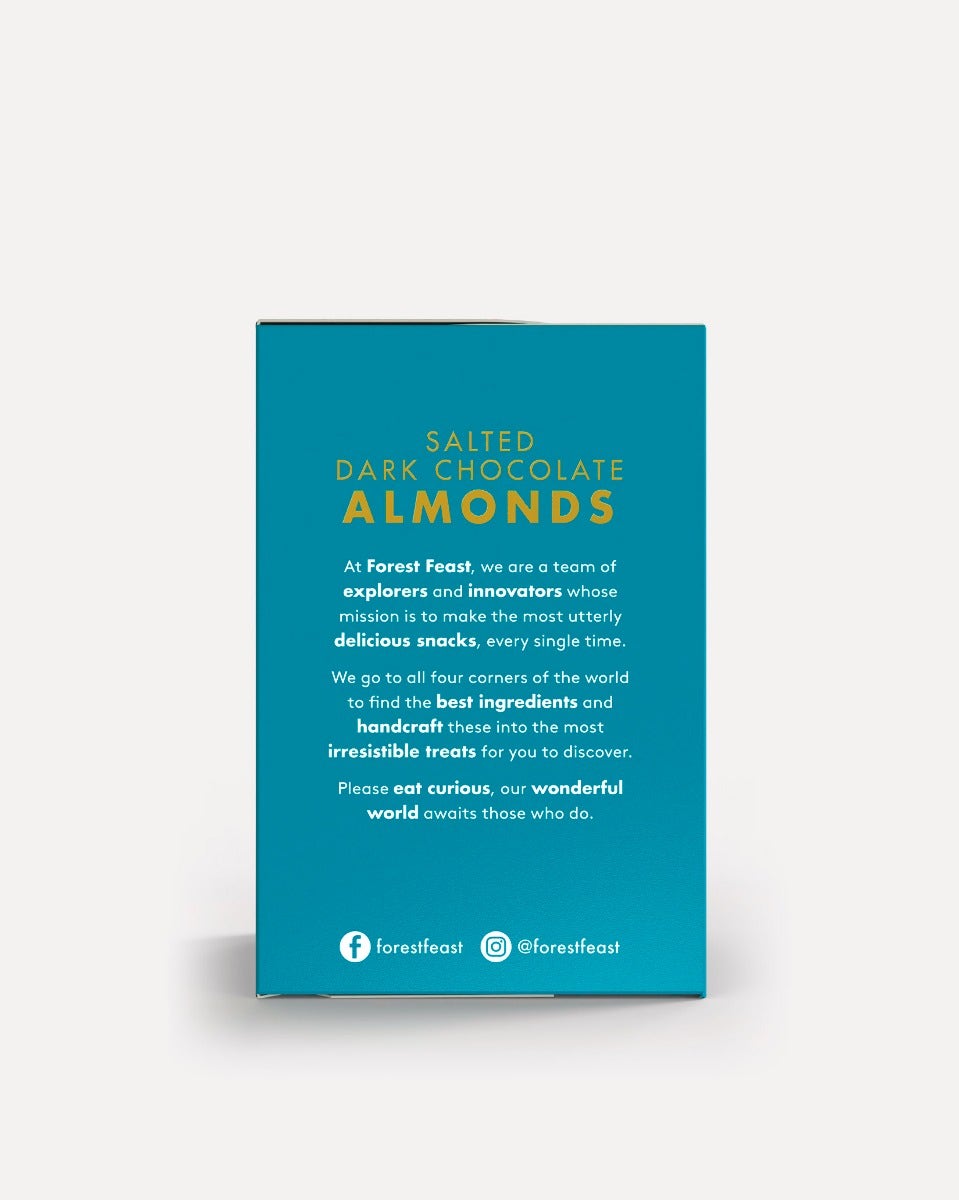 Forest Feast Salted Dark Chocolate Almonds Cube