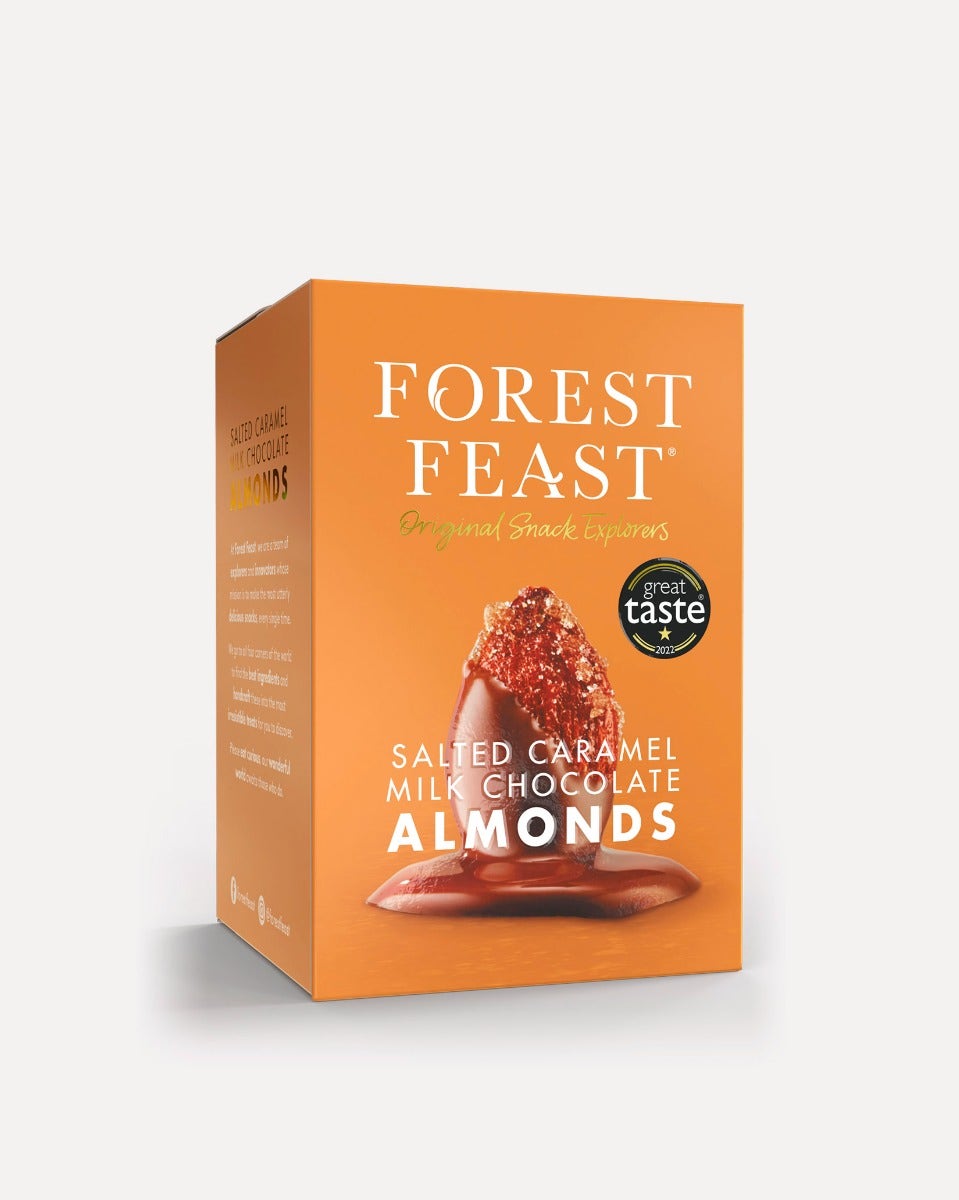 Forest Feast Salted Caramel Milk Chocolate Almonds Cube