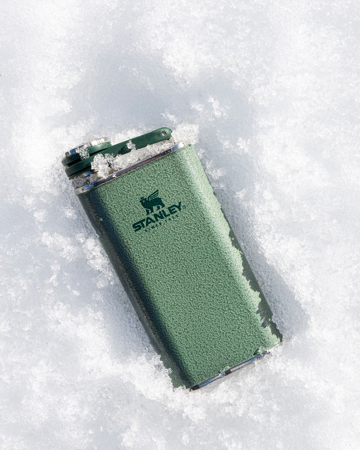 Hammertone Green Classic Easy Fill Wide Mouth 0.23L Flask