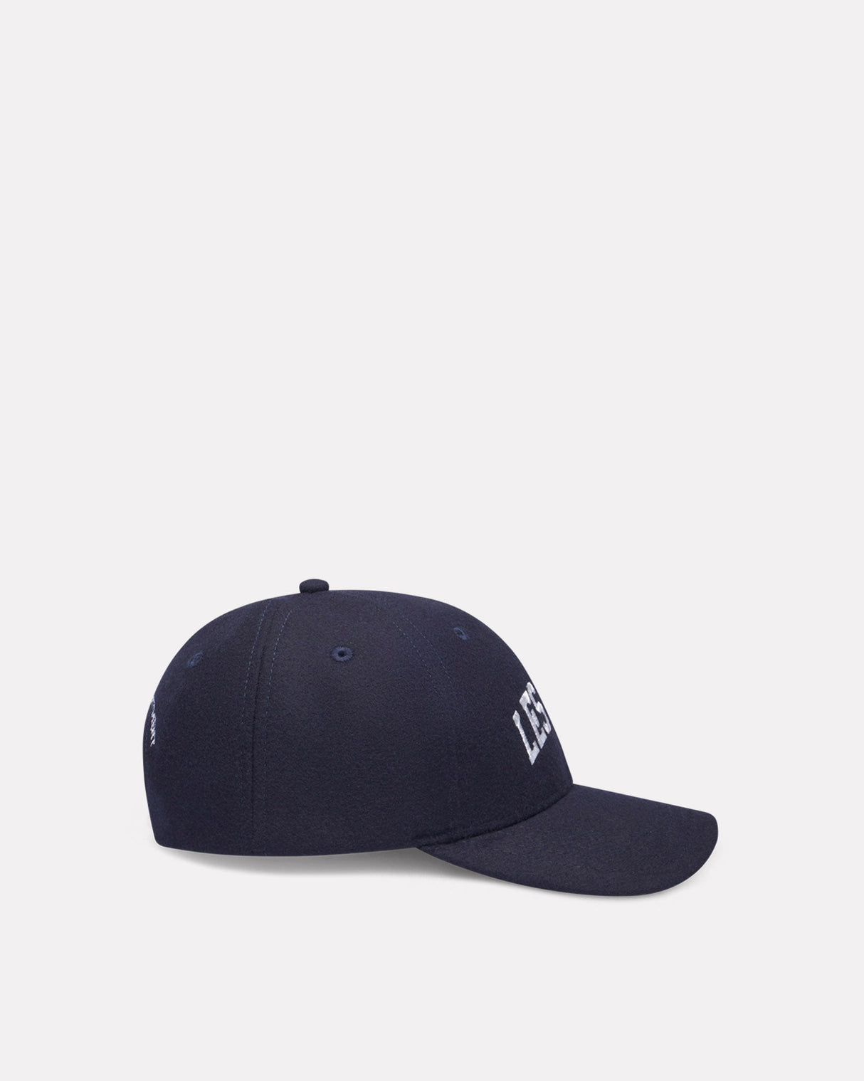 Dark Navy Wool Baseball Cap