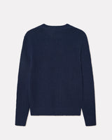 Dark-Navy-Alvin-Waffle-Crewneck-Knit-Jumper
