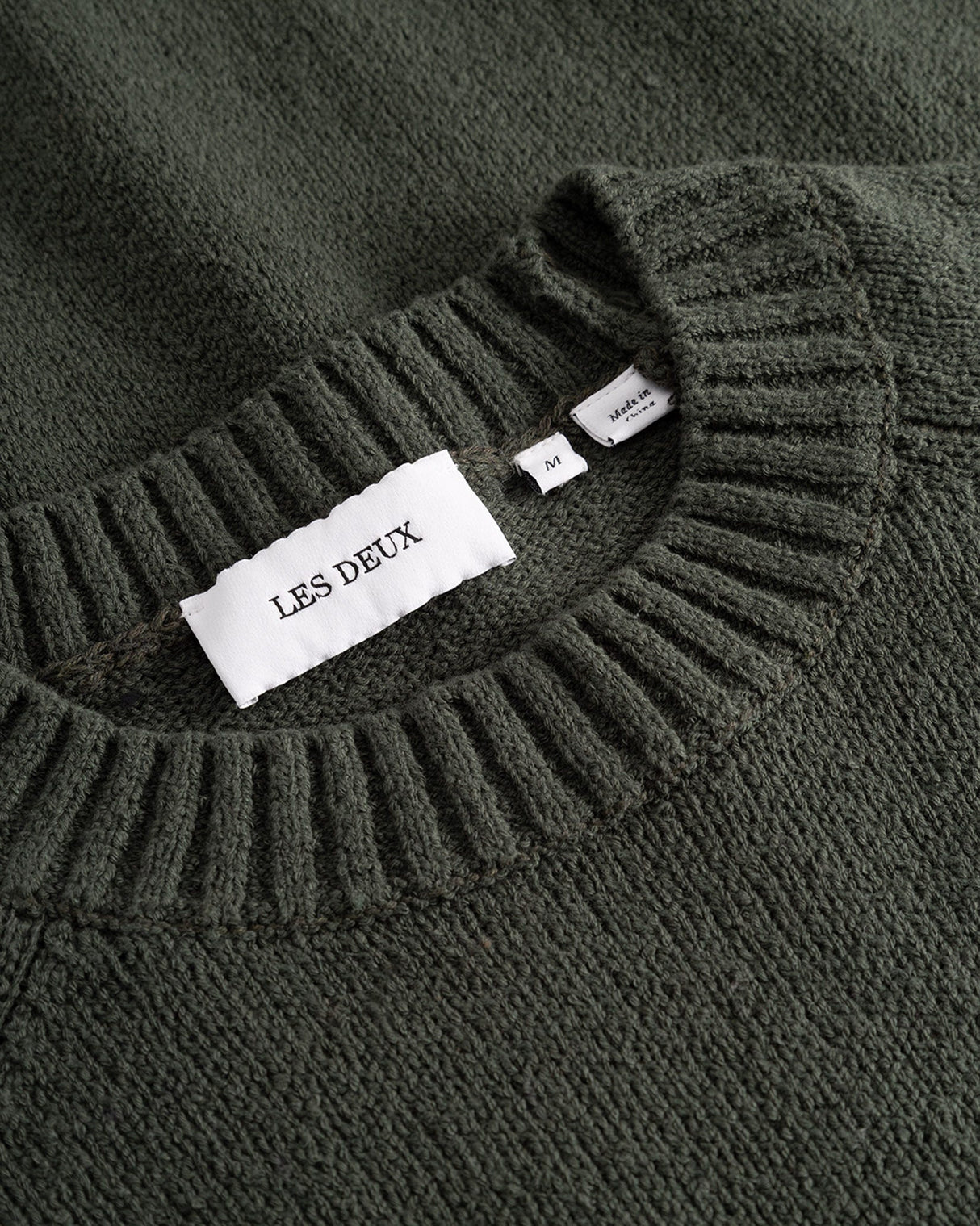 Duffel Bag Green Brad Cotton Knit Jumper