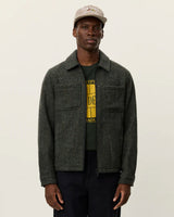Duffel-Bag-Green-Marseille-Herringbone-Wool-Jacket