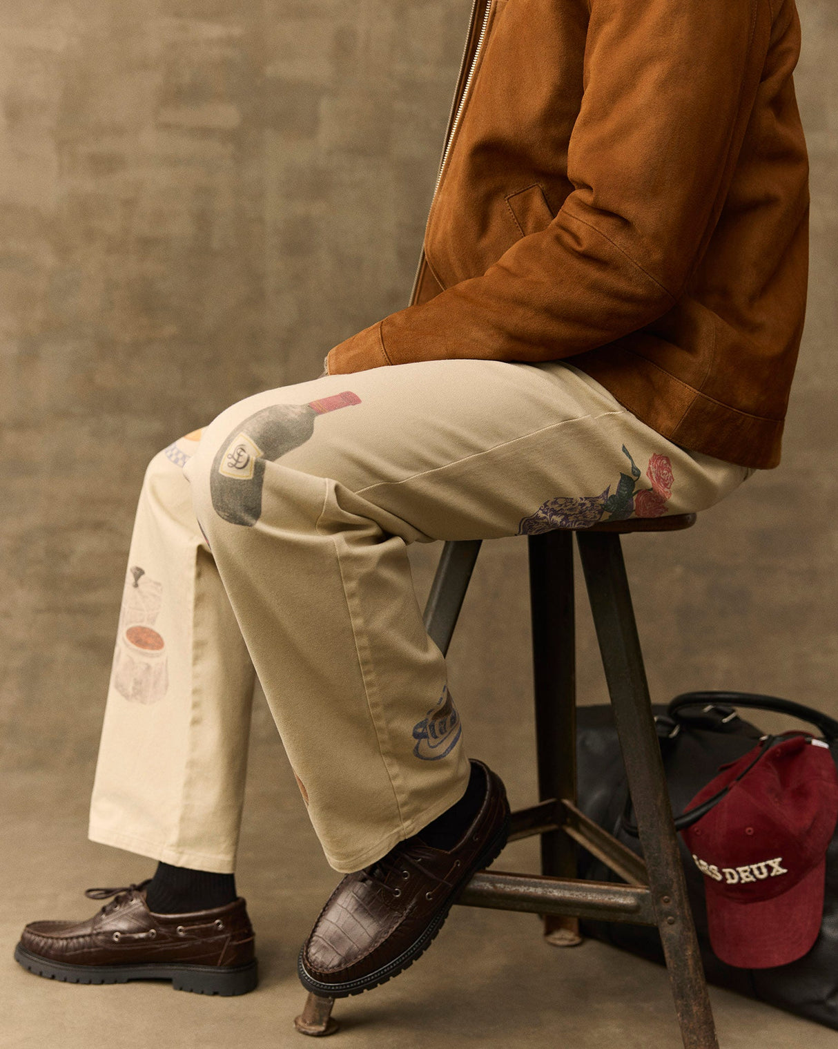 Brown Nyle Suede Coach Jacket