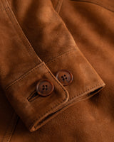 Brown Nyle Suede Coach Jacket