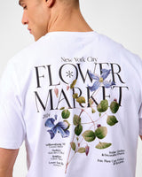 White Brady Flowermarket T-Shirt