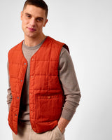 Dark-Clay-Orange-Matt-Padded-Vest-Jacket