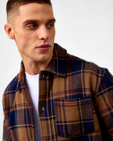 Mountain Green Loan Check Twill Overshirt