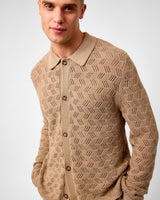 Dark-Sand-Eloi-Cotton-Knit-Shirt