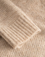 Prairie Sand Gannon Gradient Zipper Cardigan