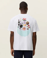 White-Cole-Table-Print-Cotton-T-Shirt