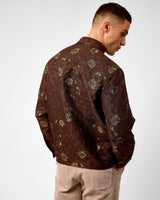 Monk's Robe Kaleb Floral Jacquard Overshirt