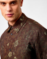 Monk's Robe Kaleb Floral Jacquard Overshirt