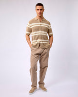 Dark Sand Gianni Knit Short Sleeve Shirt