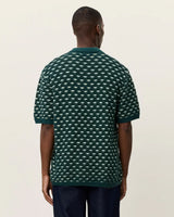 Sea-Moss-Green-Esmay-Shell-Knitted-Polo-T-Shirt