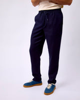 Dark Navy Patrick Linen Trousers