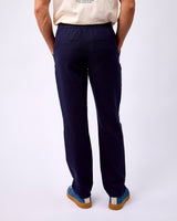 Dark Navy Patrick Linen Trousers