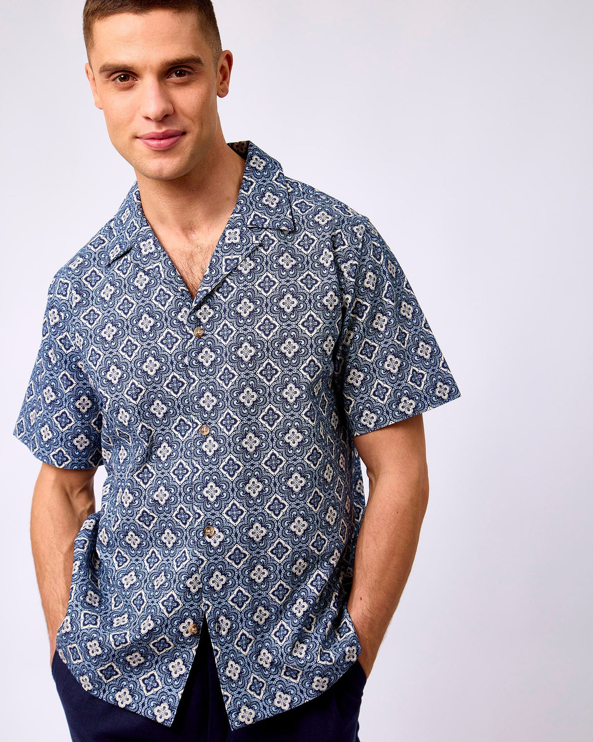 Blue-Fog-Lukas-Arabesque-Short-Sleeve-Shirt