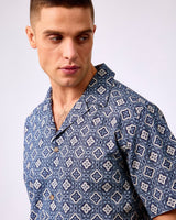 Blue Fog Lukas Arabesque Short Sleeve Shirt