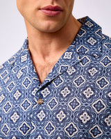 Blue Fog Lukas Arabesque Short Sleeve Shirt
