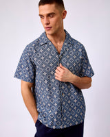 Blue Fog Lukas Arabesque Short Sleeve Shirt