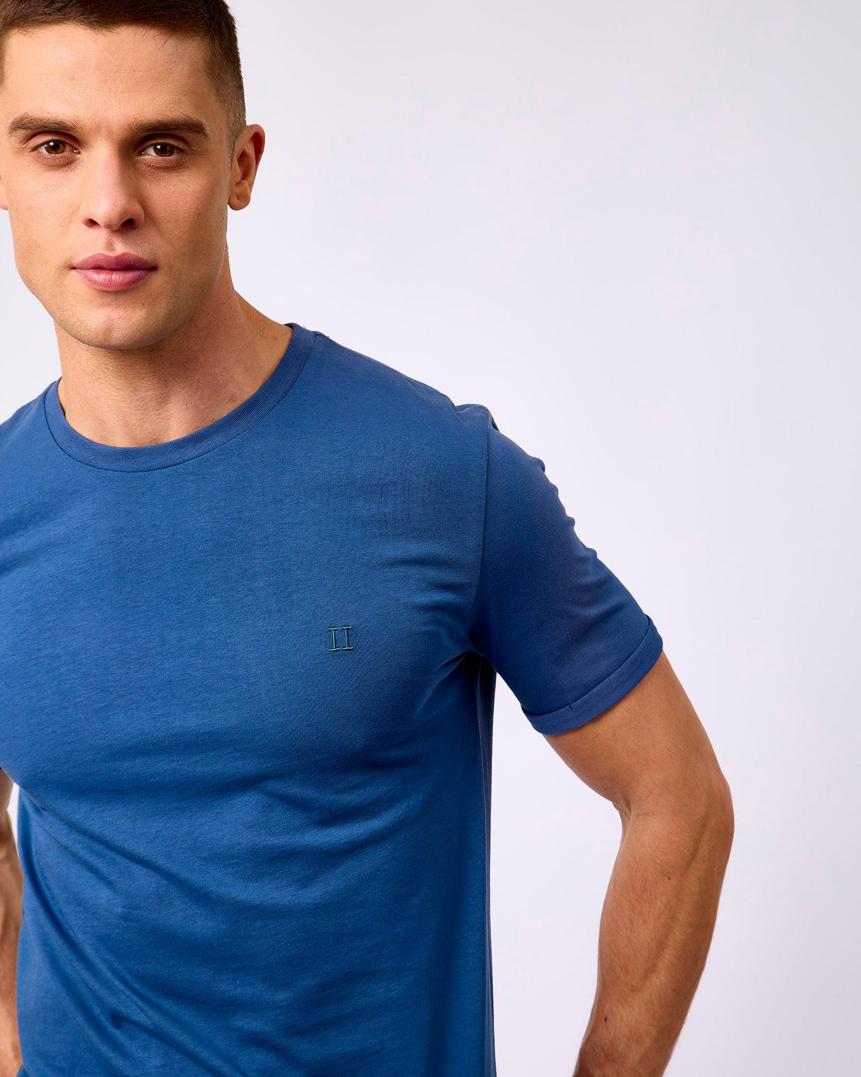 Dark-Denim-Norregaard-Contrast-T-Shirt