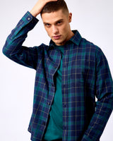 Dark-Navy-Lennon-Check-Overshirt