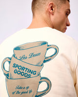 Eggnog White Ben Artist Sweatshirt