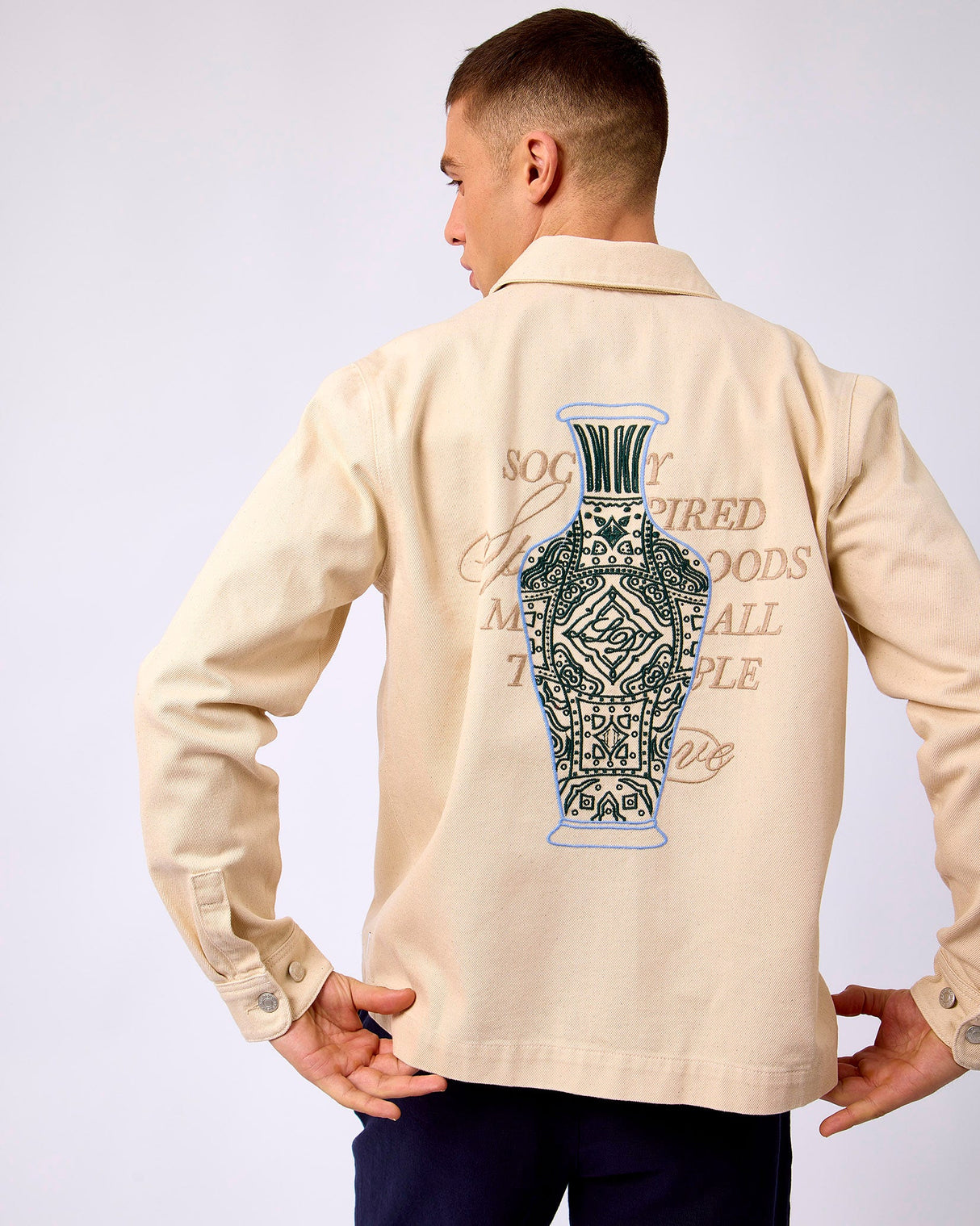 Ivory-Layton-Faience-Twill-Overshirt