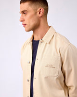 Ivory Layton Faience Twill Overshirt
