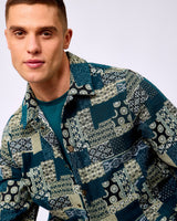 Sea Moss Green Ian Jacquard Coach Jacket