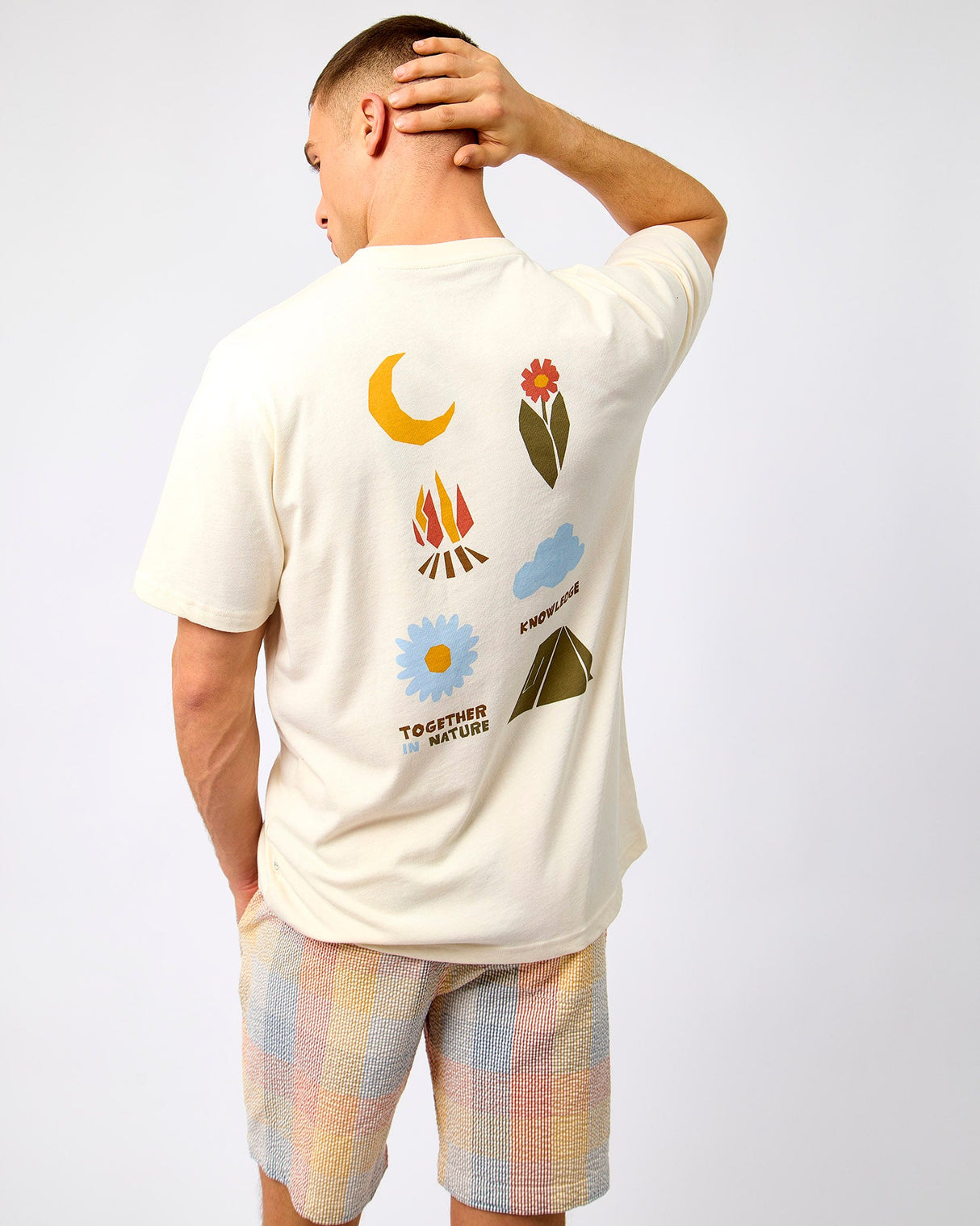 Egret-Graphic-Print-T-Shirt