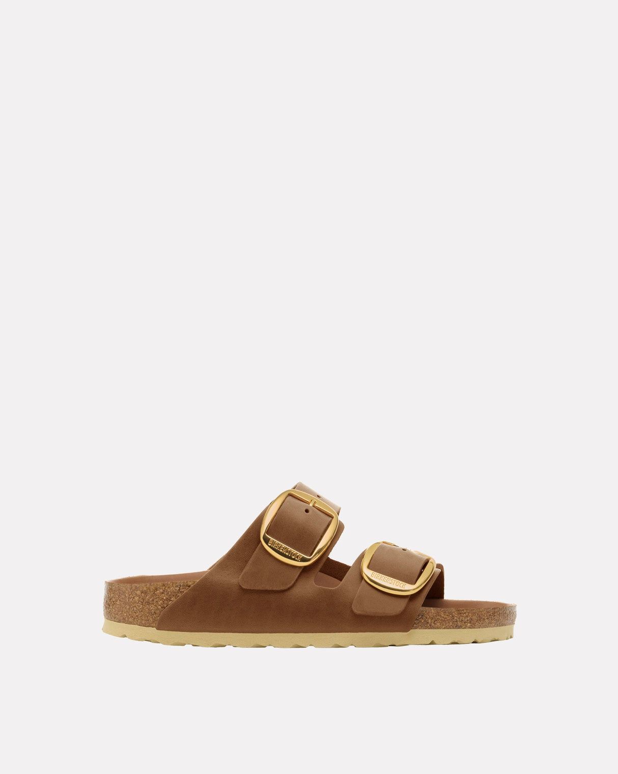Cognac Arizona Big Buckle Sandal