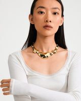 Gold Free Statement Necklace