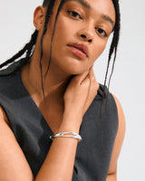 Silver Free Bangle