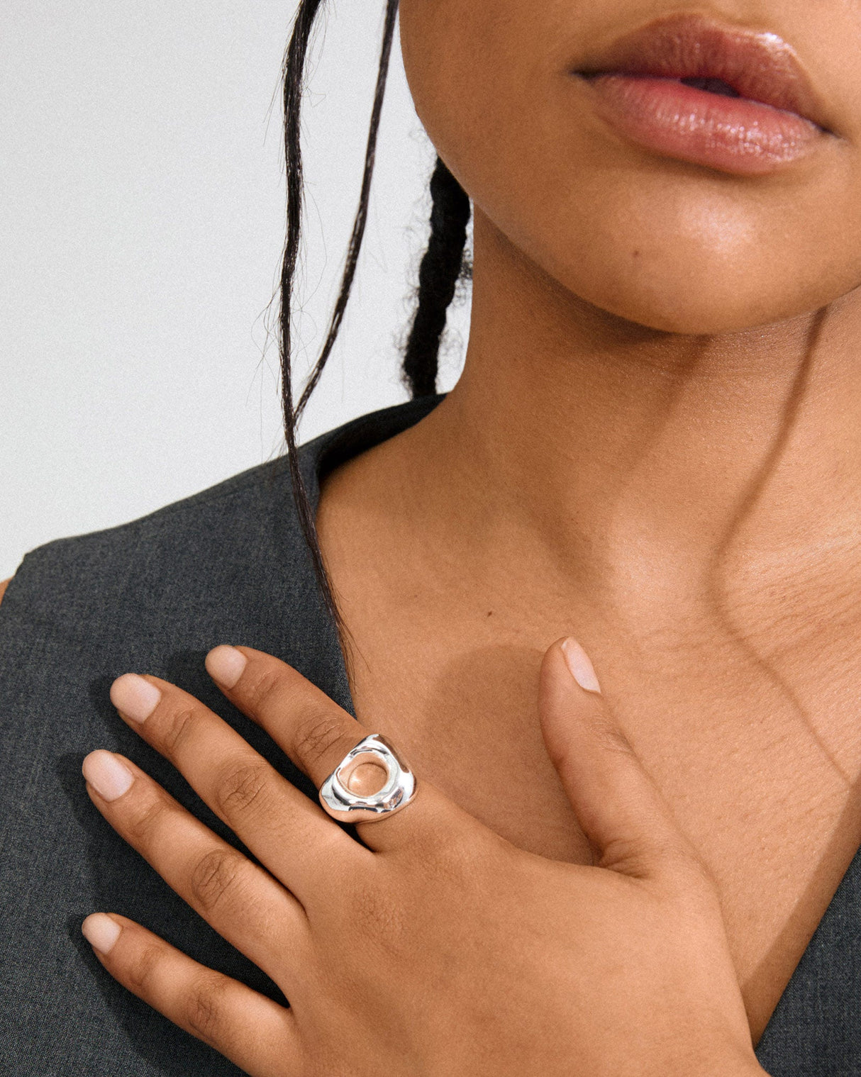 Silver-Free-Statement-Ring