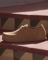 Grey Taupe Utti Suede Lace Moccasin