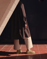 Grey Taupe Utti Suede Lace Moccasin