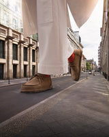 Grey Taupe Utti Suede Lace Moccasin