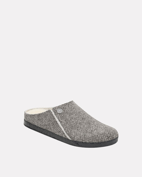 Herringbone-Grey-Shearling-Zermatt-Slipper-