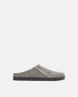 Herringbone Grey Shearling Zermatt Slipper