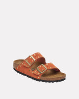 Orange-Rivet-Border-Arizona-Suede-Sandle