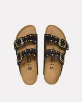Black Rivet Leve Arizona Sandal