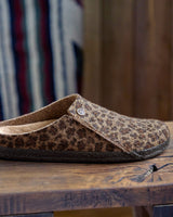 Leopard Toffee Shearling Zermatt Slipper