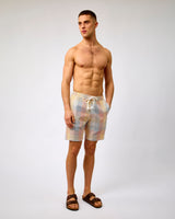 Multicolour Check Fig Seersucker Shorts